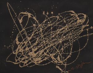 Sable sur papier - André Masson